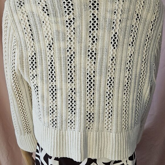 It's Our Time Cream Cropped Cardigan Sweater - Picture 4 of 5